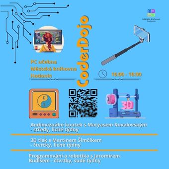 Máš 7-17 let a baví tě programování a práce s technologiemi? Přijď se podívat do našeho klubu CoderDojo. 
